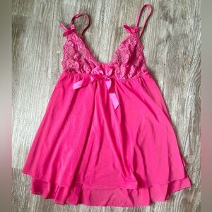 *SOLD!* Dream girl Barbie pink lingerie slip dress